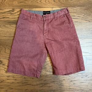 Billabong Shorts Men's Size 28 Plum Chino Flat Front Shorts